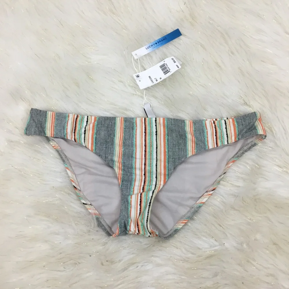 Lucky Brand Cali Casual Hipster Swim Bottoms